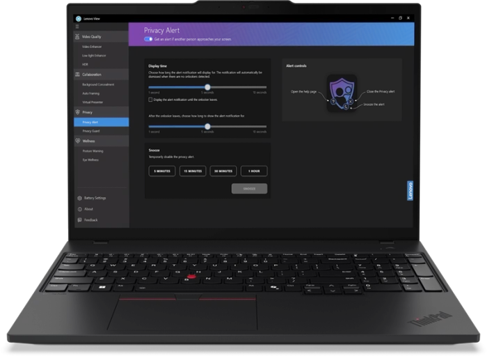Lenovo ThinkPad T16 G3 (Intel), Black, Core Ultra 5 125U, 32GB RAM, 1TB SSD, DE