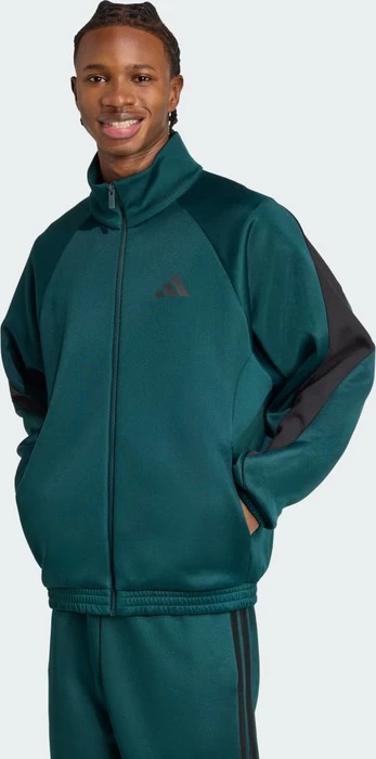 adidas Stadium Trainingsjacke aurora ivy/preloved teal mel./black (Herren)