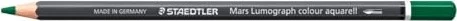 Staedtler Mars Lumograph colour aquarell 104 Aquarellstift grün, Kartonetui, 6er-Pack