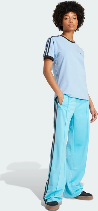 adidas Classic Firebird Loose Trainingshose lang blue glow/auburn (Damen)