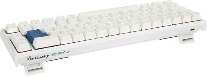 Ducky One 2 SF PBT, Pure White, MX RGB RED, USB, DE