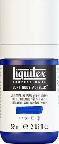 Liquitex Professional Soft Body Acrylic ultramarine blue red shade, 59ml