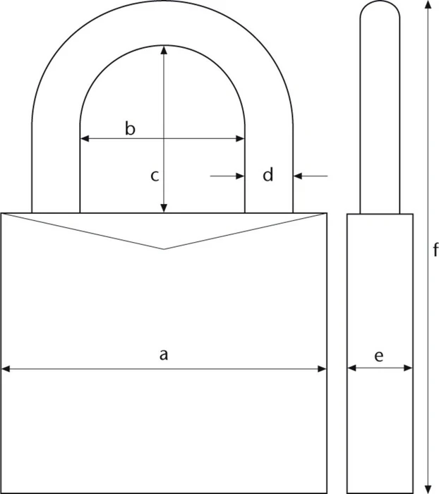 ABUS 160/40, Zahlenschloss