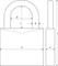 ABUS 160/40, Zahlenschloss Vorschaubild