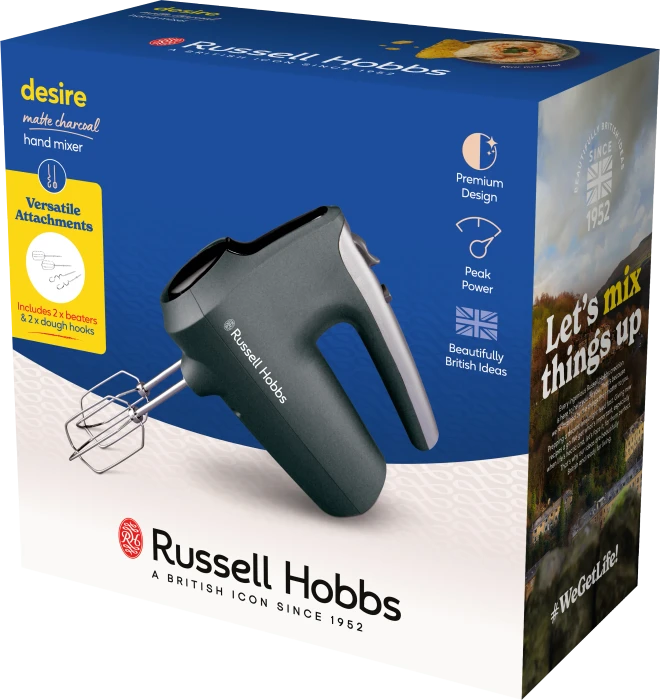 Russell Hobbs Matte Charcoal Handmixer anthrazit