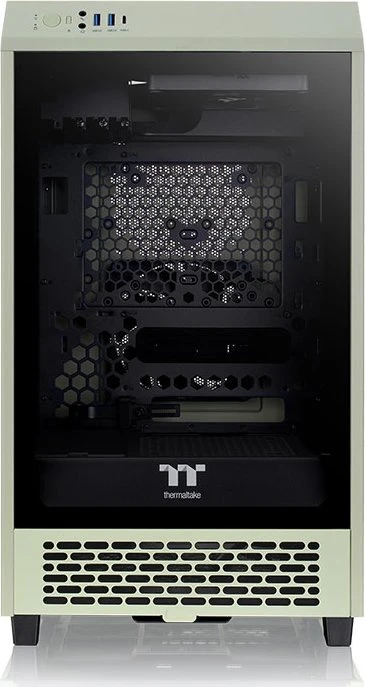 Thermaltake The Tower 200 Matcha Green, grün, Glasfenster, Mini-ITX