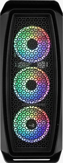 AeroCool Aero One Duo, schwarz, Glasfenster