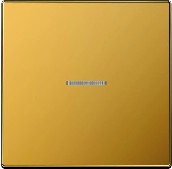 Jung Serie LS Wippe mit Lichtleiter 1fach, vergoldet