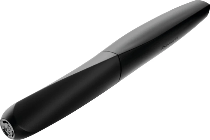 Pelikan Twist Tintenroller (Mine) black/grau, Rechts- und Linkshänder, Blister