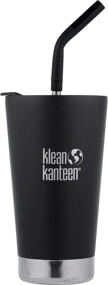 Klean Kanteen Tumbler Deckel und Trinkhalm Isolierbecher 473ml