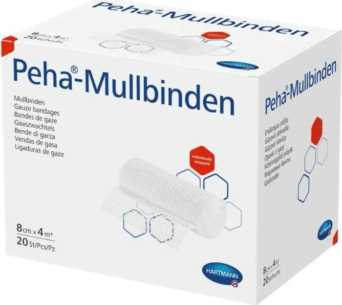 Hartmann Peha Mullbinden unsteril, 12cm x 4m, 1 Stück