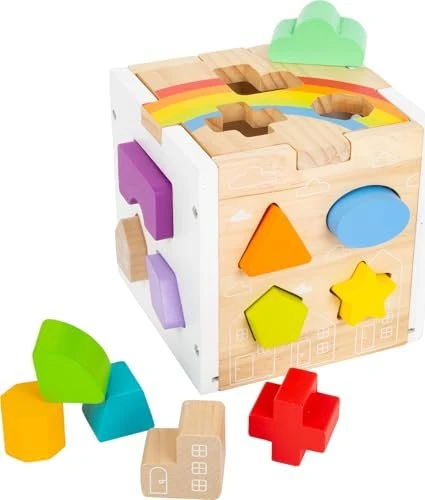 Legler Small Foot Steckwürfel Regenbogen