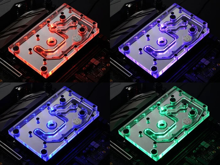 Bitspower Monoblock ASRock X399M Taichi RGB, Nickel