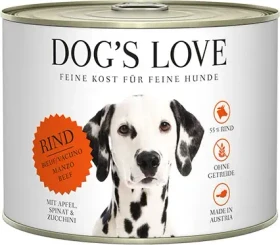 PetCo Dog's Love Classic Rind mit Apfel, Spinat und Zucchini, 1.20kg (6x 200g)