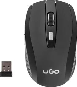 Natec uGo home MY-03 Wireless Mouse schwarz, USB (UMY-1076)