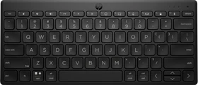 HP 350 Compact Multi-Device Keyboard, schwarz, Bluetooth, DE (692S8AA#ABD)