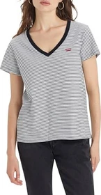 Levi's The Perfect V-Neck T-Shirt kurzarm annalise stripe/cloud dancer (Damen)