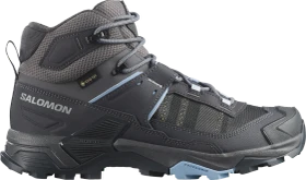 Salomon X Ultra 5 Mid GTX asphalt/castlerock/brunnera blue (Damen)