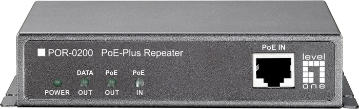 LevelOne Wallmount Switch, 3x RJ-45, PoE+ PD