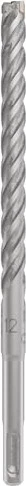 Bosch Professional PRO SDS-plus-5X Hammerbohrer, 12x150x210mm, 1 Stück