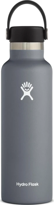 Hydro Flask Standard Mouth Flex Cap Insulated Isolierflasche 600ml stone
