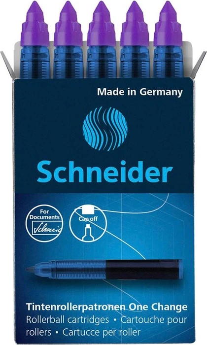 Schneider One Change Tintenrollermine 0.6mm violett (185408)