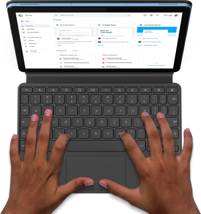Lenovo IdeaPad Duet Chromebook CT-X636F, P60T, 4GB RAM, 64GB, DE