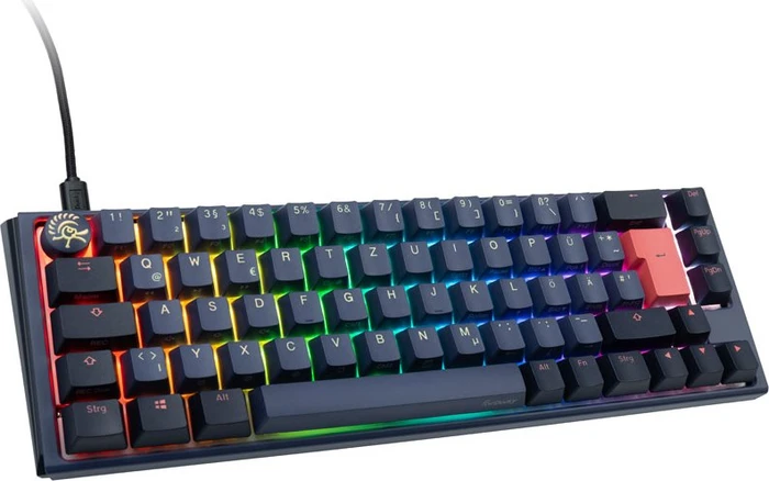 Ducky One 3, Cosmic Blue, SF, PBT, LEDs RGB, MX RGB ERGO CLEAR, USB, DE