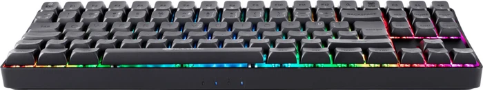 Gamiac TKL90G Gaming Keyboard, schwarz/grau, LEDs RGB, Kailh RED, USB, DE