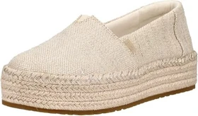 TOMS Valencia beige glimmer slub canvas (Damen)