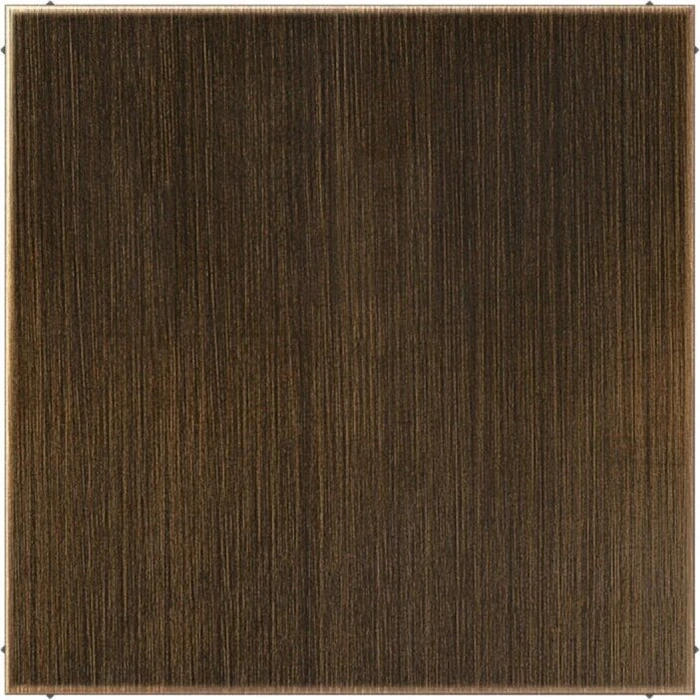 Jung Serie LS Blind-Abdeckung, Messing antik