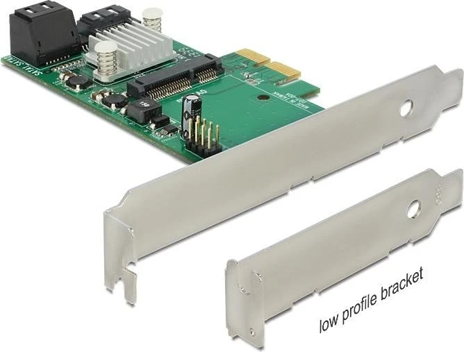 DeLOCK PCIe -> SATA, PCIe -> mSATA