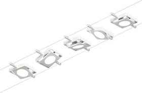 Paulmann CorDuo MacLED Basisset Seilsystem Spot 4.5W weiß, 5 Stück
