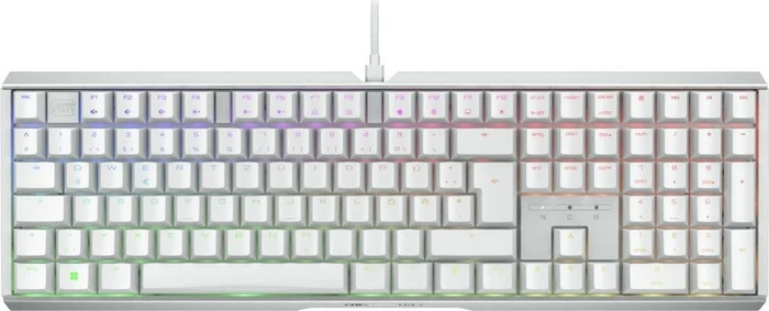 Cherry Xtrfy MX 3.1, weiß/silber, MX2A RGB BROWN, USB, DE