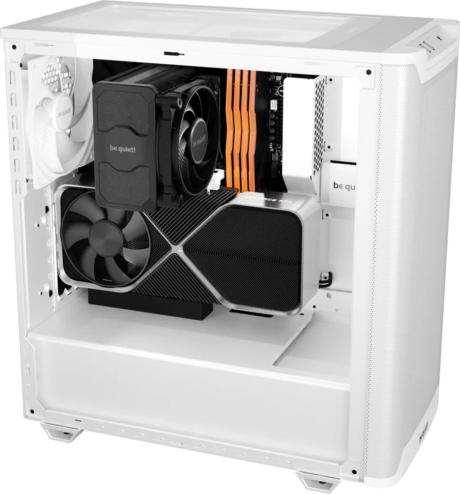 be quiet! Pure Base 501 Airflow Window White, Glasfenster