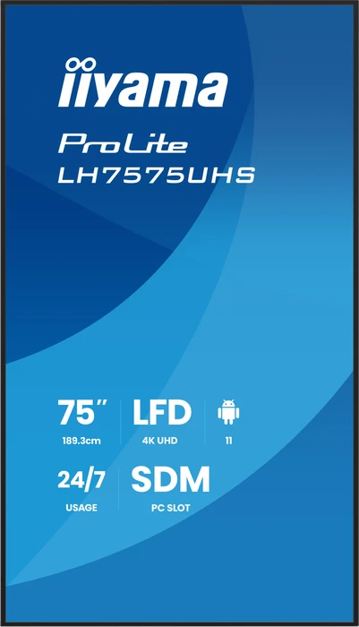 iiyama ProLite LH7575UHS-B2AG, 75"