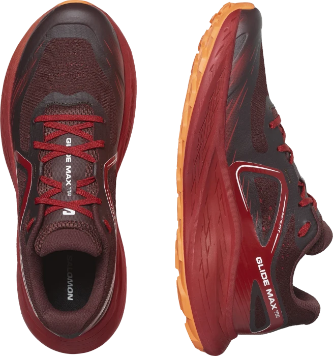 Salomon Glide Max TR bitter chocolate/red dahlia/shocking orange (Herren)