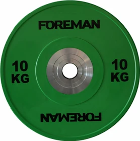 Foreman Fitness Bumper Plate Hantelscheiben Set 10kg