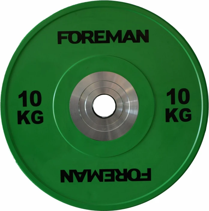 Foreman Fitness Bumper Plate Hantelscheiben Set 10kg