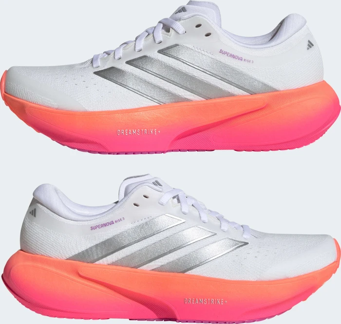 adidas Supernova Rise 3 cloud white/silver metallic/lucid pink (Damen)