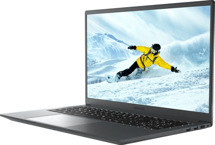 Medion Akoya P17615, Titan Grey, Core i5-12500H, 8GB RAM, 512GB SSD, GeForce MX550, DE