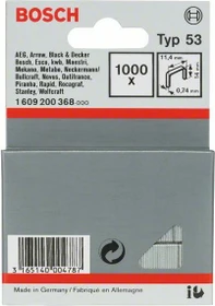 Bosch Professional Typ 53 Tacker-Klammern, 11.4x14mm, 1000 Stück