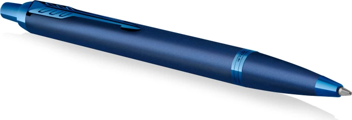 Parker IM Monochrome Kugelschreiber blue stainless steel, Geschenkbox