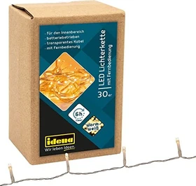Idena Lichterkette LED 30x warmweiß