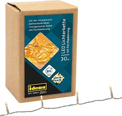Idena LED Lichterkette warmweiß