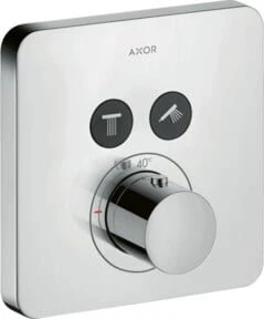 Hansgrohe Axor ShowerSelect softcube Thermostat mit 2 Ventilen edelstahloptik
