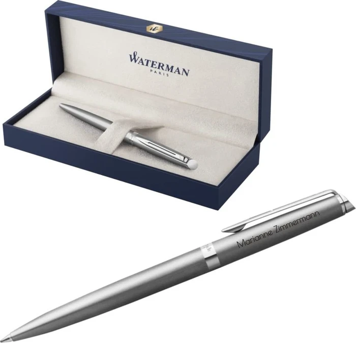Waterman Hemisphere Essential Metallic Pen Steel CT Kugelschreiber steel
