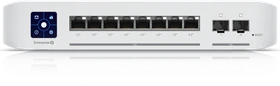 Ubiquiti UniFiSwitch Enterprise 8 Desktop 2.5G Managed Switch, 8x RJ-45, 2x SFP+, 120W PoE+ (USW-Enterprise-8-PoE)