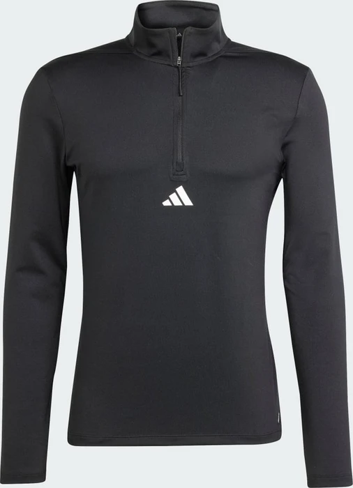 adidas Workout Quarter-Zip Funktionsshirt langarm schwarz/weiß (Herren)