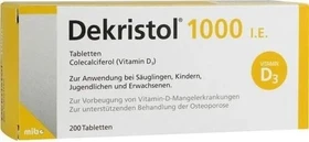 Dekristol D3 1000 I.E. Tabletten, 200 Stück